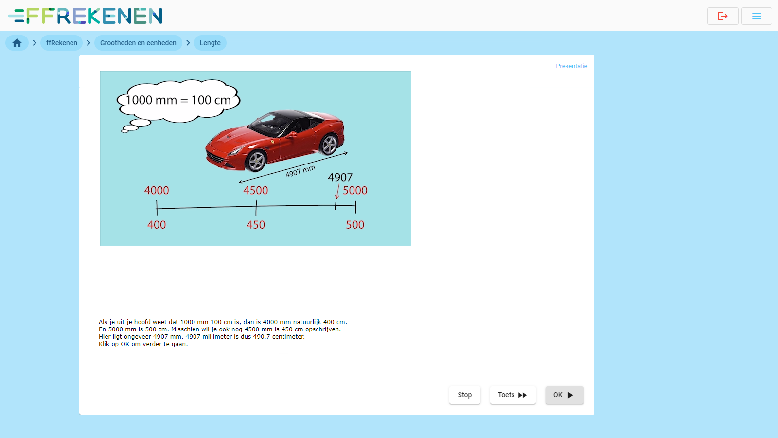 Presentatie interface